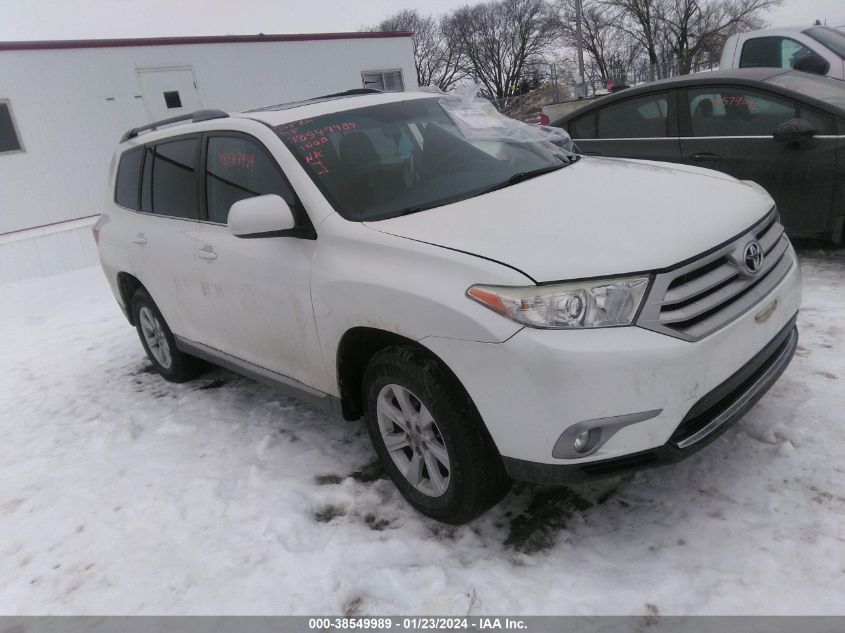 2013 TOYOTA HIGHLANDER SE V6 - 5TDBK3EH8DS177899