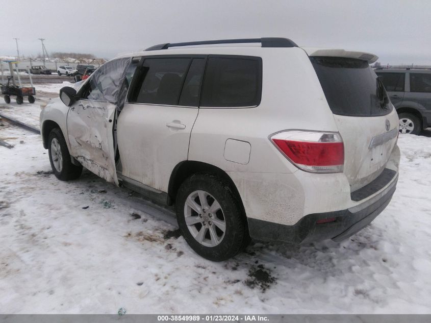 2013 TOYOTA HIGHLANDER SE V6 - 5TDBK3EH8DS177899