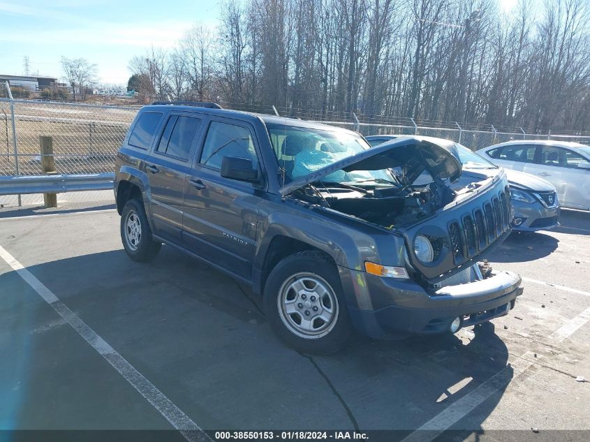 2016 JEEP PATRIOT SPORT - 1C4NJRBBXGD782610