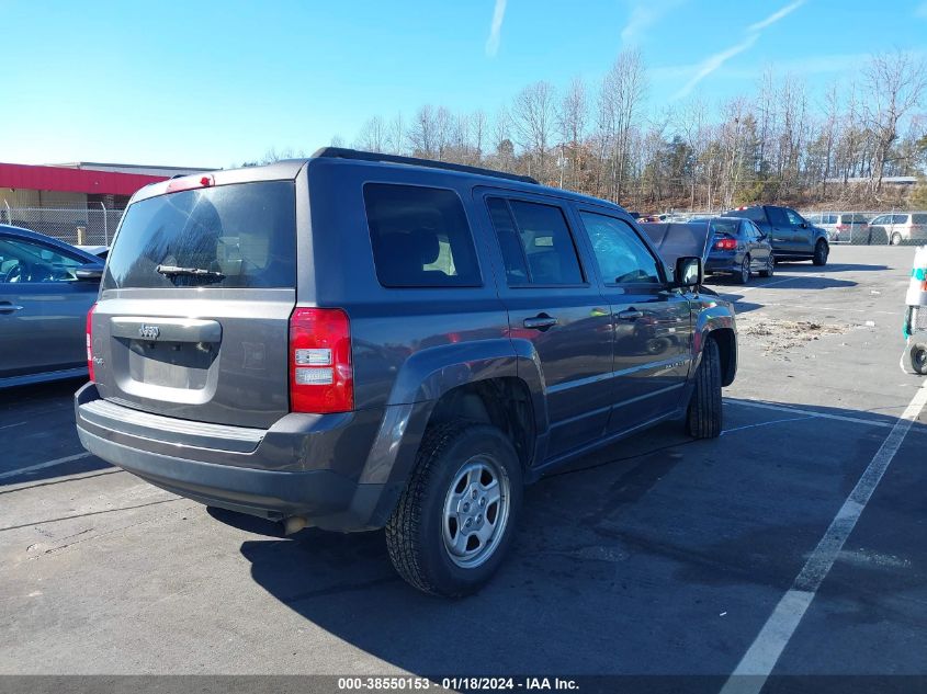 2016 JEEP PATRIOT SPORT - 1C4NJRBBXGD782610