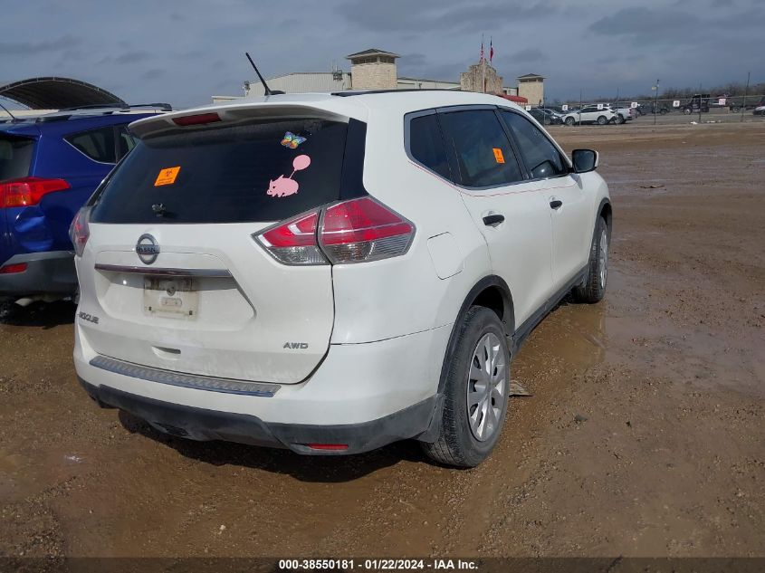 2016 NISSAN ROGUE S/SL/SV - 5N1AT2MM6GC890450