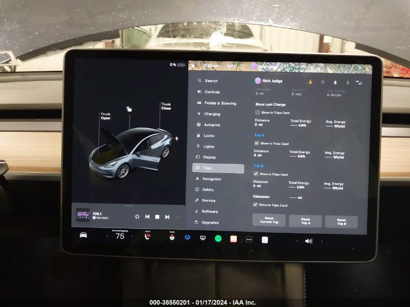 2023 TESLA MODEL 3 LONG RANGE DUAL MOTOR ALL-WHEEL DRIVE - 5YJ3E1EB5PF387509