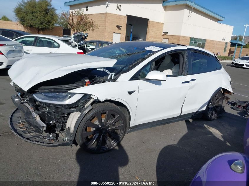 2022 TESLA MODEL X DUAL MOTOR ALL-WHEEL DRIVE - 7SAXCBE56NF335653