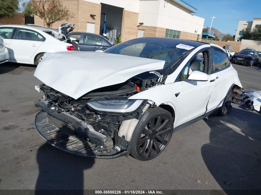 2022 TESLA MODEL X DUAL MOTOR ALL-WHEEL DRIVE - 7SAXCBE56NF335653