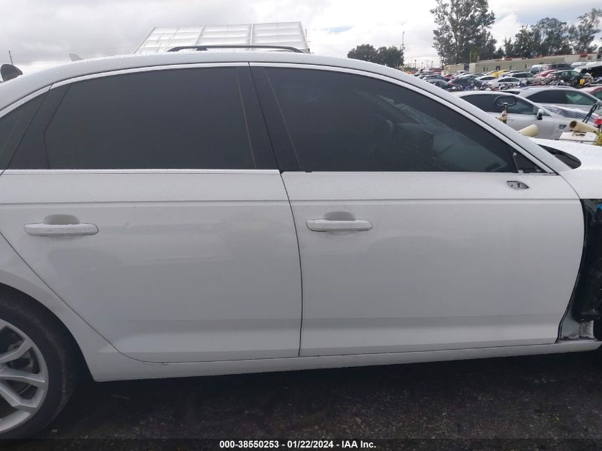 2019 AUDI A4 40 PREMIUM/40 TITANIUM PREMIUM - WAUGMAF41KA051245