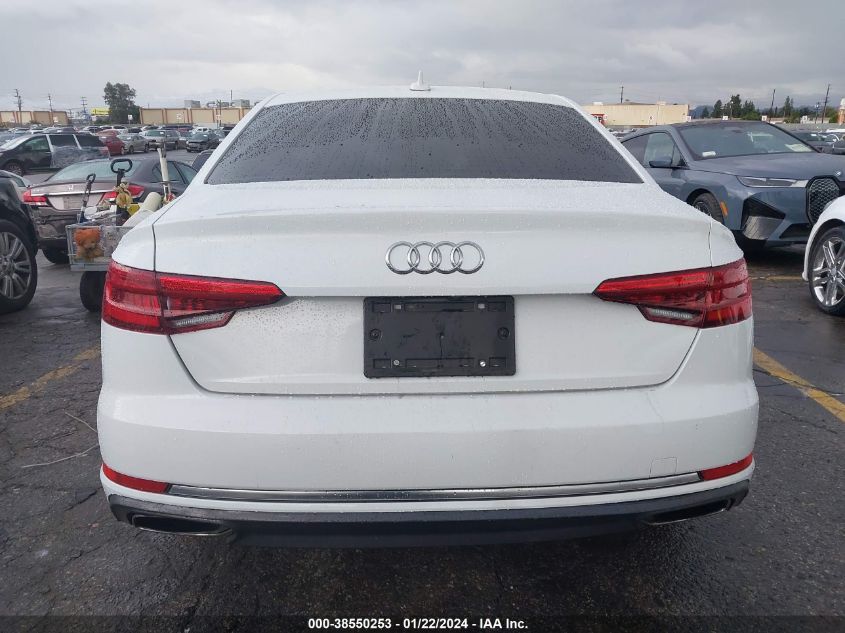 2019 AUDI A4 40 PREMIUM/40 TITANIUM PREMIUM - WAUGMAF41KA051245