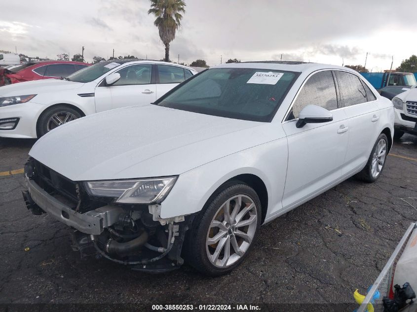 2019 AUDI A4 40 PREMIUM/40 TITANIUM PREMIUM - WAUGMAF41KA051245