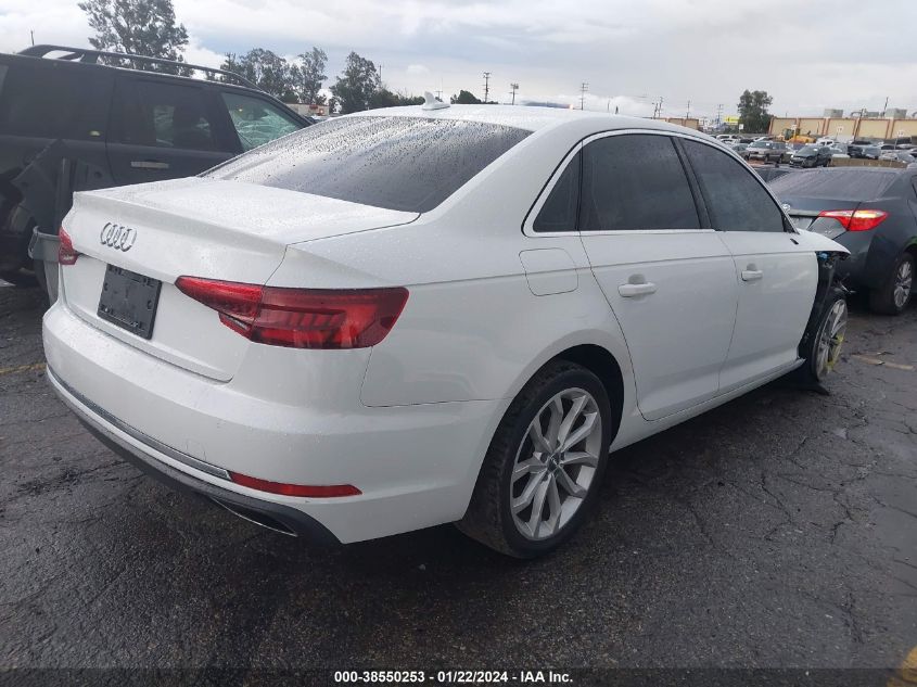 2019 AUDI A4 40 PREMIUM/40 TITANIUM PREMIUM - WAUGMAF41KA051245