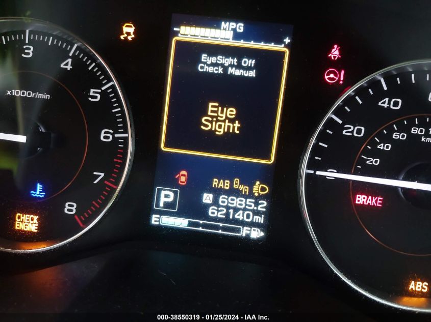 2019 SUBARU CROSSTREK LIMITED - JF2GTAMC1KH300295