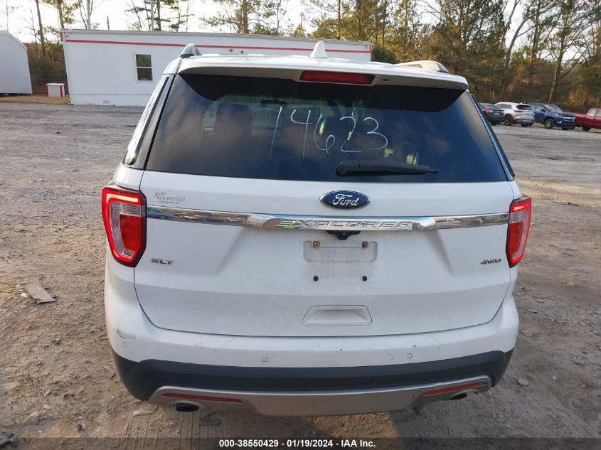 2016 FORD EXPLORER XLT - 1FM5K8D80GGC29404