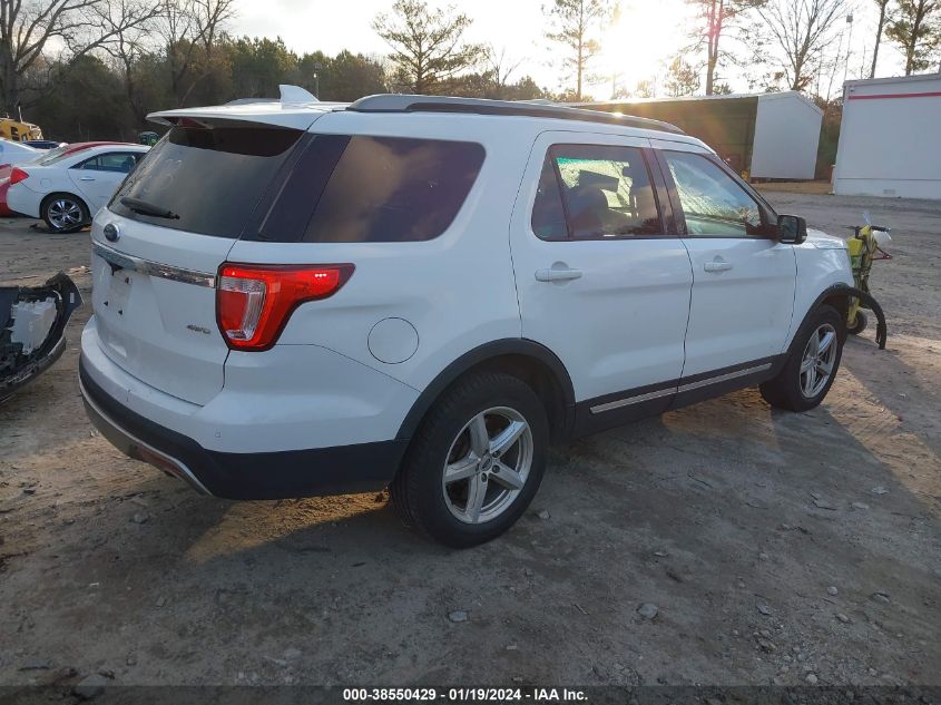 2016 FORD EXPLORER XLT - 1FM5K8D80GGC29404