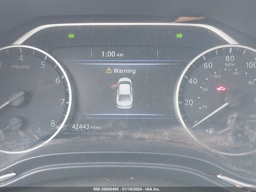 2020 NISSAN MAXIMA SV - 1N4AA6CVXLC364236