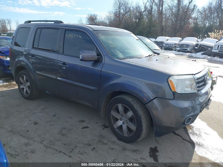2014 HONDA PILOT TOURING - 5FNYF4H93EB011904