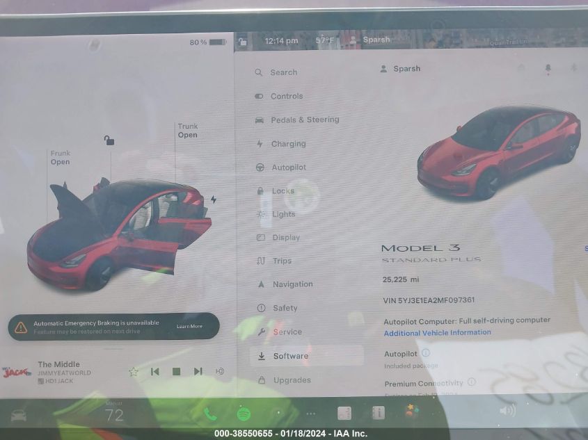 2021 TESLA MODEL 3 - 5YJ3E1EA2MF097361