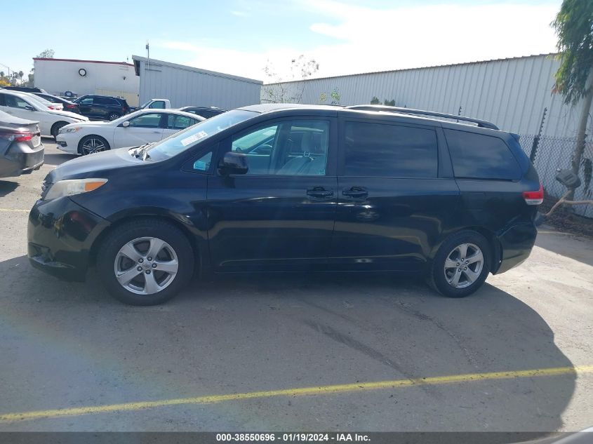 2013 TOYOTA SIENNA LE V6 8 PASSENGER - 5TDKK3DC8DS375565