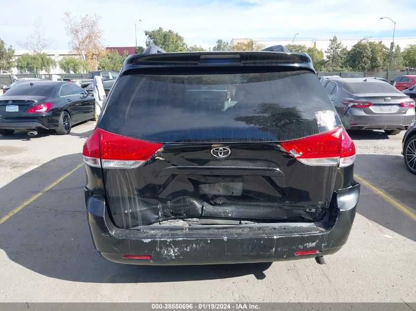 2013 TOYOTA SIENNA LE V6 8 PASSENGER - 5TDKK3DC8DS375565