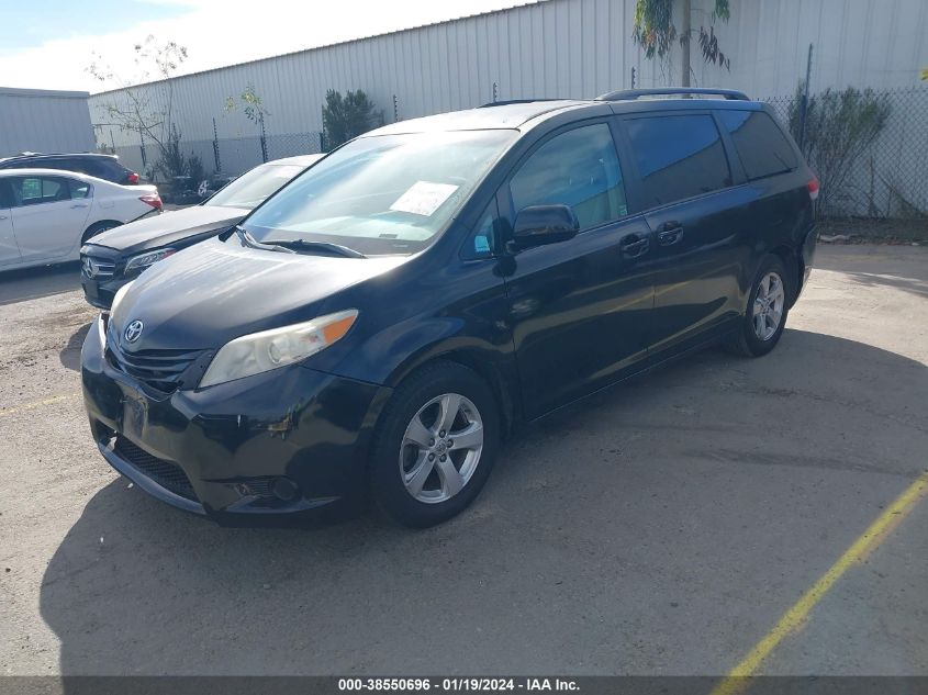 2013 TOYOTA SIENNA LE V6 8 PASSENGER - 5TDKK3DC8DS375565
