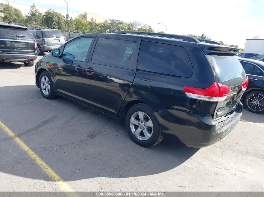 2013 TOYOTA SIENNA LE V6 8 PASSENGER - 5TDKK3DC8DS375565