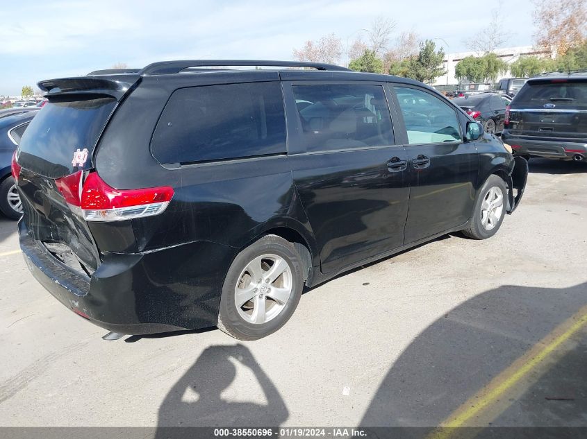 2013 TOYOTA SIENNA LE V6 8 PASSENGER - 5TDKK3DC8DS375565