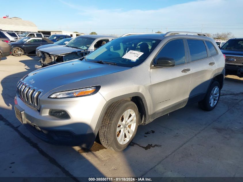 2015 JEEP CHEROKEE SPORT - 1C4PJLABXFW637206