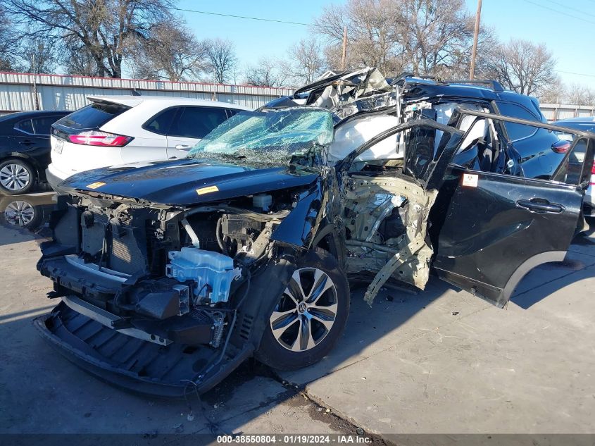 2021 TOYOTA HIGHLANDER XLE - 5TDGZRAH2MS538182