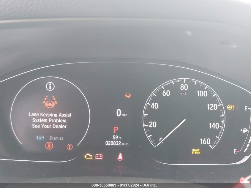 2022 HONDA ACCORD SPORT - 1HGCV1F31NA089277