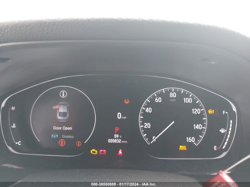 2022 HONDA ACCORD SPORT - 1HGCV1F31NA089277