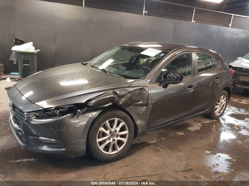 VIN 3MZBN1K76HM105190 2017 MAZDA MAZDA3 SPORT