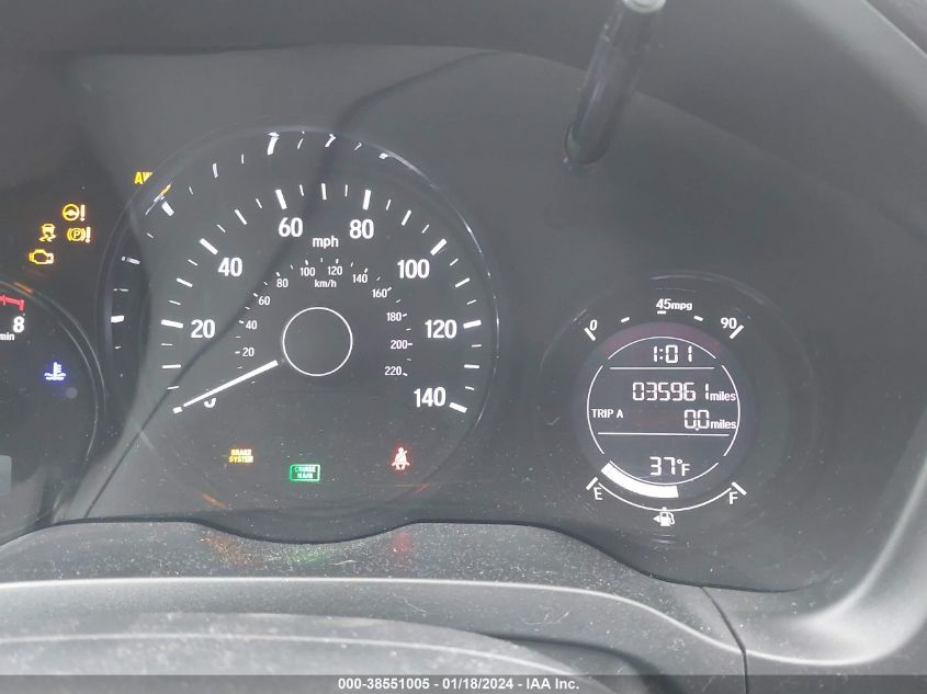 2019 HONDA HR-V SPORT - 3CZRU6H15KG709415