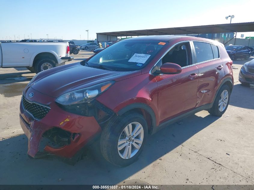 2017 KIA SPORTAGE LX - KNDPM3AC4H7140438