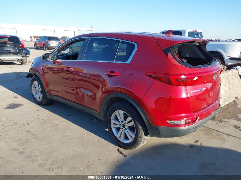 2017 KIA SPORTAGE LX - KNDPM3AC4H7140438