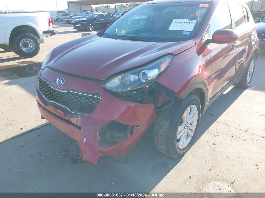 2017 KIA SPORTAGE LX - KNDPM3AC4H7140438