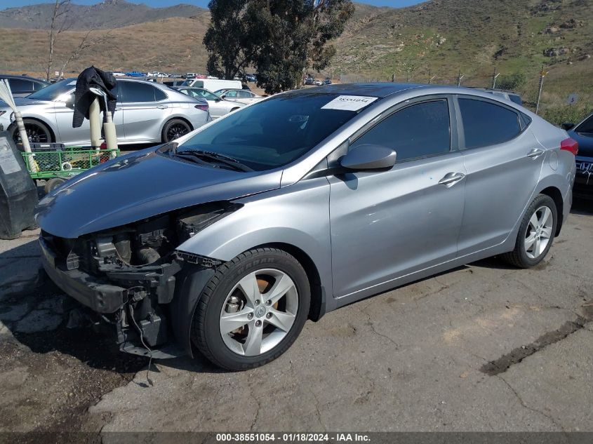 2013 HYUNDAI ELANTRA GLS (ULSAN PLANT) - KMHDH4AE9DU739177