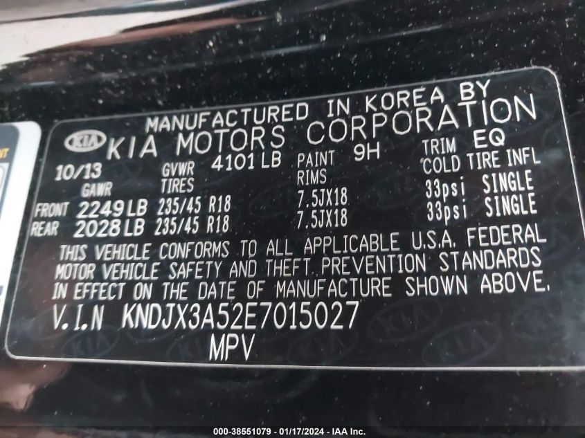 2014 KIA SOUL ! - KNDJX3A52E7015027