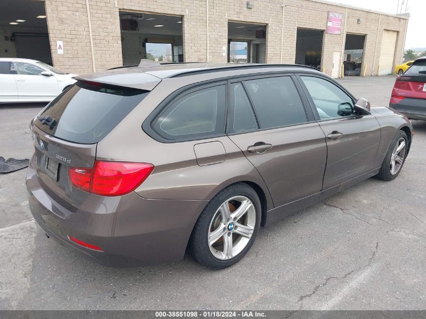 2014 BMW 328D XDRIVE WBA3K5C56EKT33887