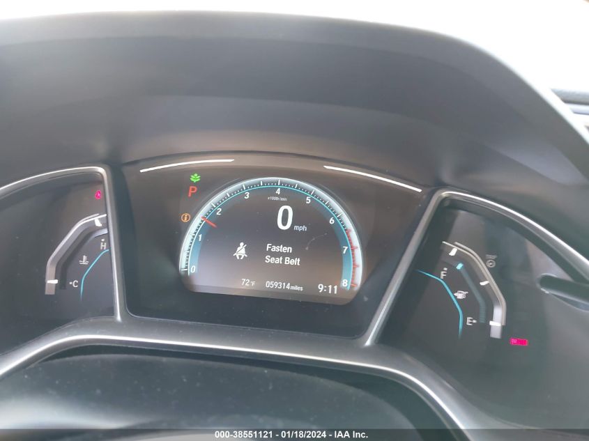 2017 HONDA CIVIC EXL - 2HGFC1F74HH655962