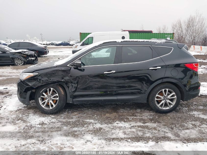 2014 HYUNDAI SANTA FE SPORT 2.0L TURBO - 5XYZUDLA7EG201080