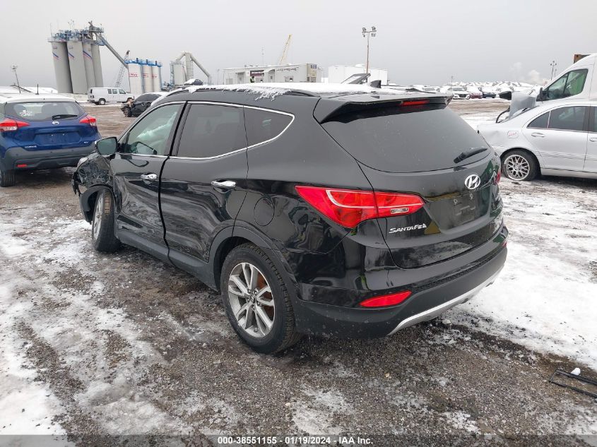 2014 HYUNDAI SANTA FE SPORT 2.0L TURBO - 5XYZUDLA7EG201080