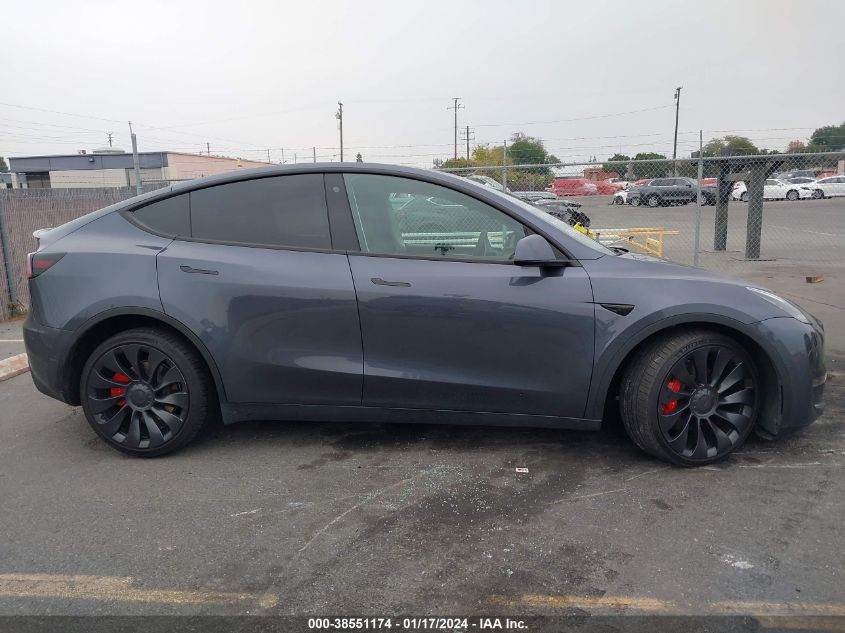2022 TESLA MODEL Y - 7SAYGDEF6NF548860