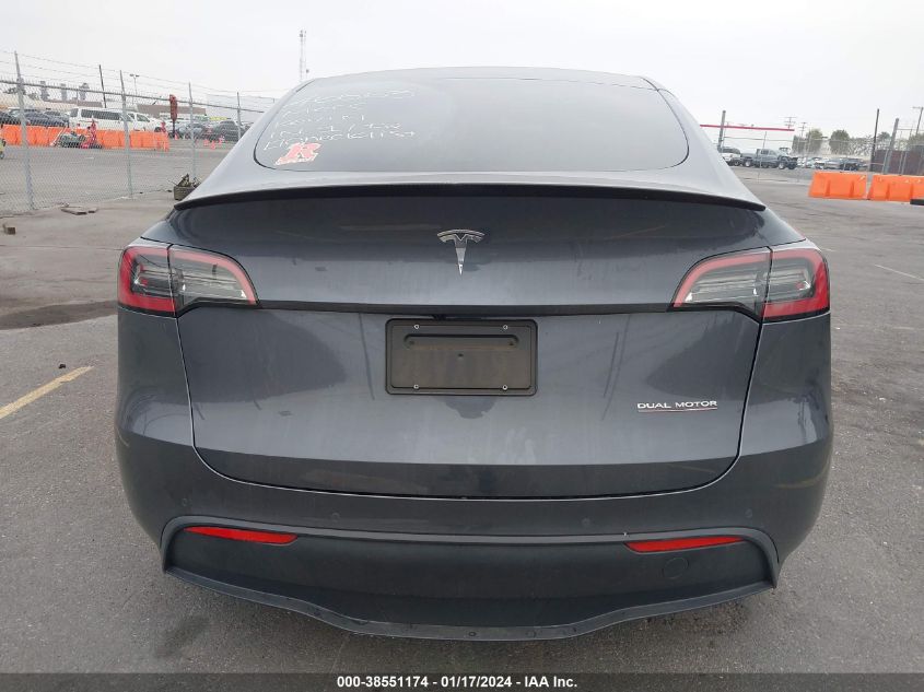 2022 TESLA MODEL Y - 7SAYGDEF6NF548860