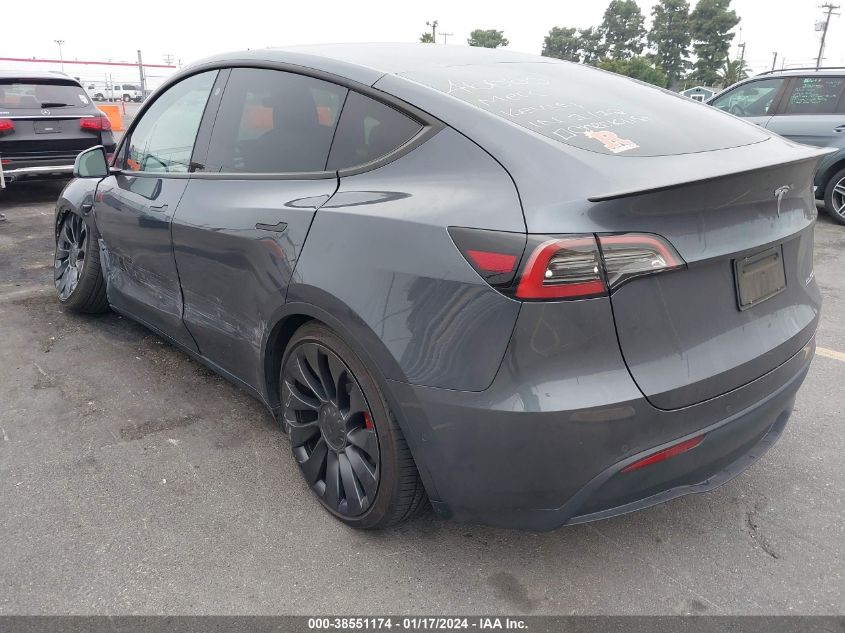 2022 TESLA MODEL Y - 7SAYGDEF6NF548860