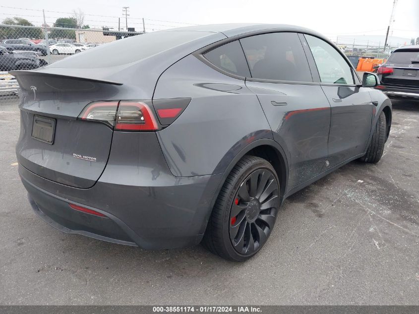 2022 TESLA MODEL Y - 7SAYGDEF6NF548860
