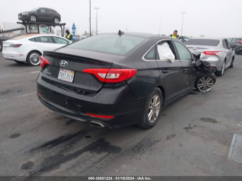 2016 HYUNDAI SONATA SE - 5NPE24AFXGH342787