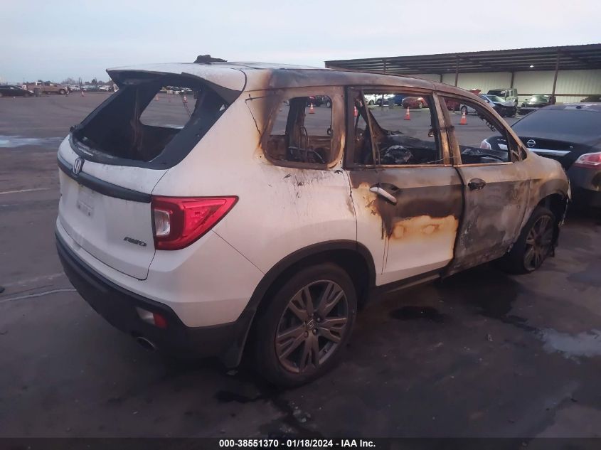 VIN 5FNYF8H51MB010897 2021 HONDA PASSPORT EXL