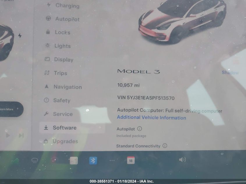2023 TESLA MODEL 3 REAR-WHEEL DRIVE - 5YJ3E1EA5PF513570