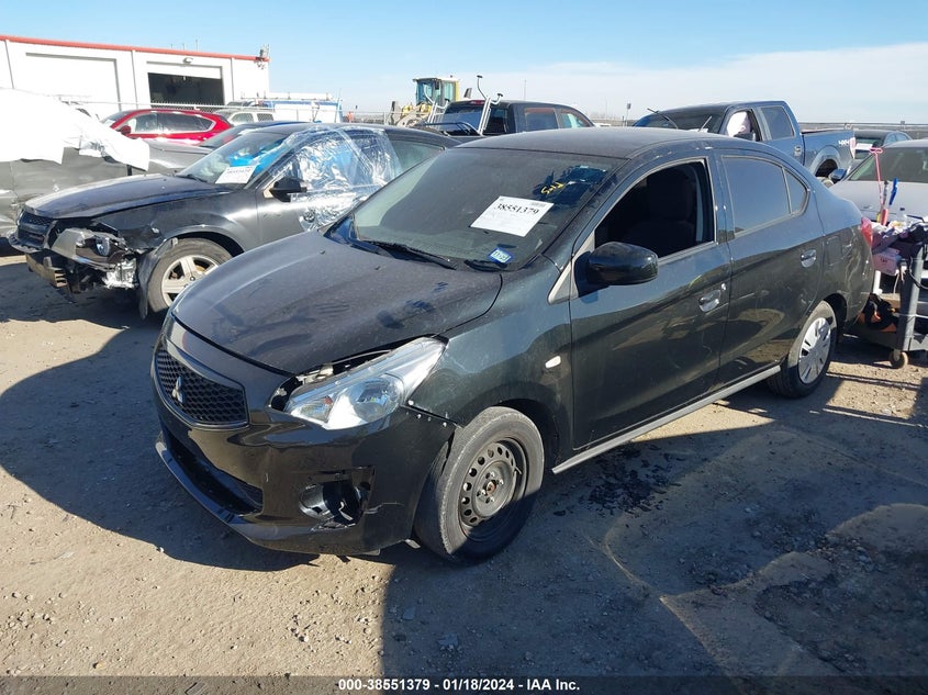 VIN ML32F3FJ5LHF12650 2020 MITSUBISHI MIRAGE G4 ES