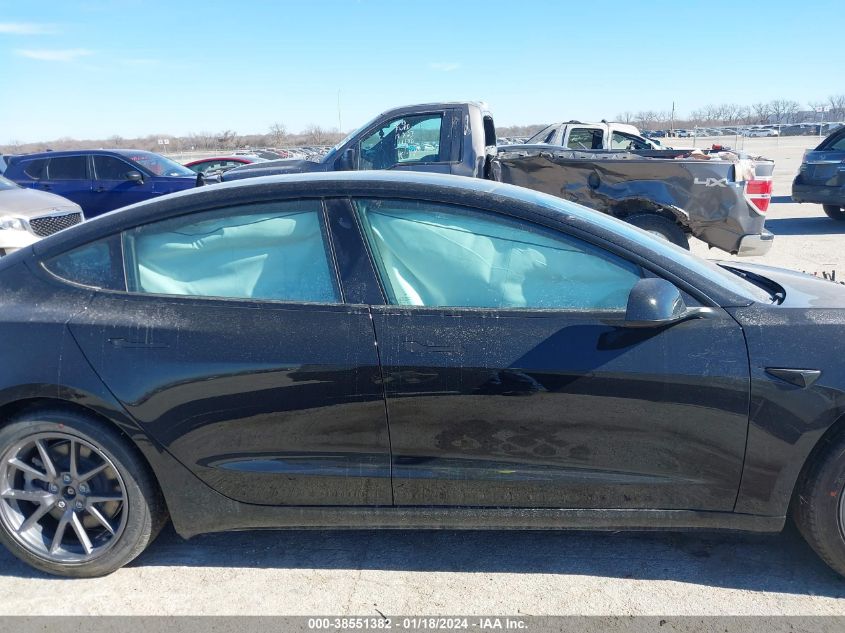 2023 TESLA MODEL 3 REAR-WHEEL DRIVE - 5YJ3E1EA4PF697867