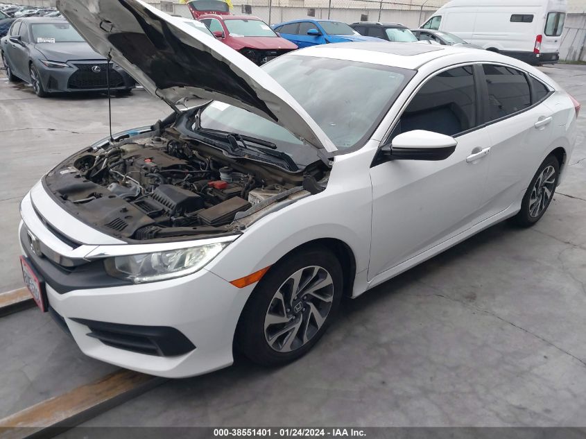 2018 HONDA CIVIC EX - 19XFC2F79JE200756