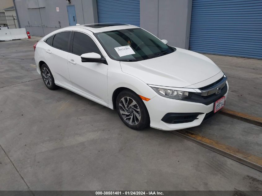 2018 HONDA CIVIC EX - 19XFC2F79JE200756