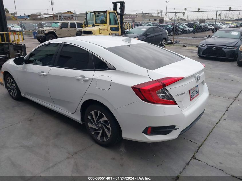 2018 HONDA CIVIC EX - 19XFC2F79JE200756